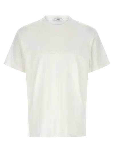 Givenchy Men White Crew Neck T-shirt With Logo On Front And Back In Cotton Man In White