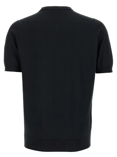 John Smedley Kempton T-shirt In Black