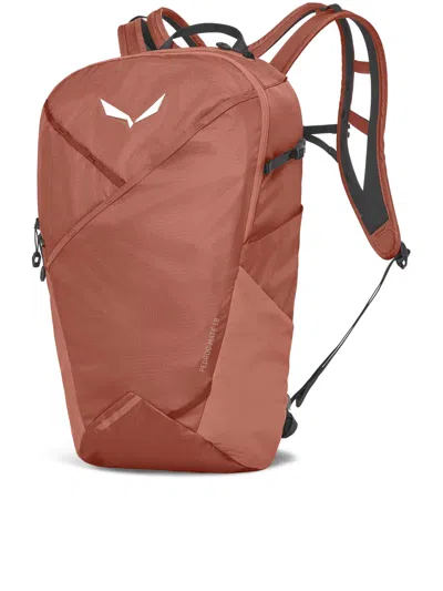 Salewa Logo-print Backpack In Red