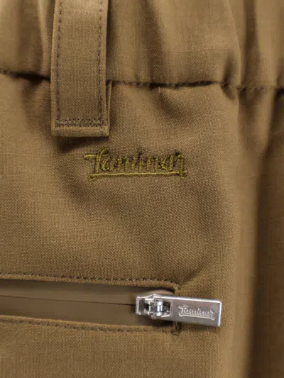 Laminar Bermudas Mit Elastischem Bund In Brown