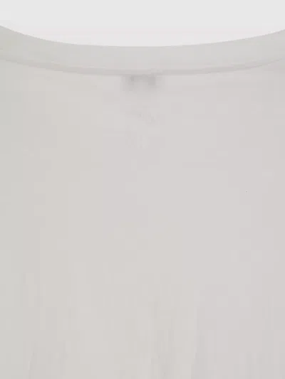 Loewe Womens White Brand-print Relaxed-fit Woven T-shirt