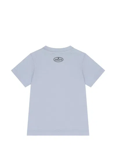 Bugatti T-shirt Mit Auto-print In Blue