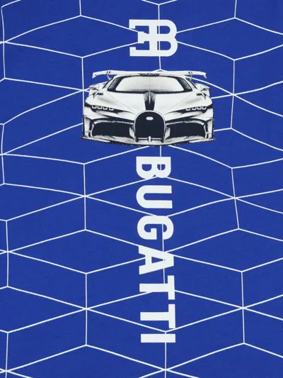 Bugatti T-shirt Mit Grafischem Print In Blue