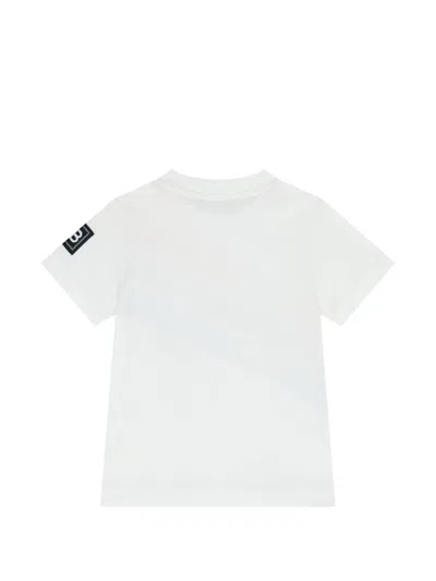 Bugatti T-shirt Mit Auto-print In White
