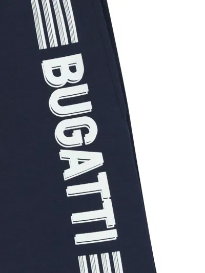 Bugatti Logo-print Drawstring Shorts In Blue