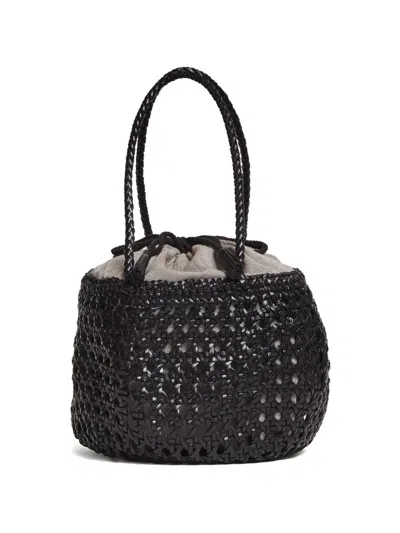 Dragon Diffusion Juventus Woven Crossbody Bag Dual Handles In Multi