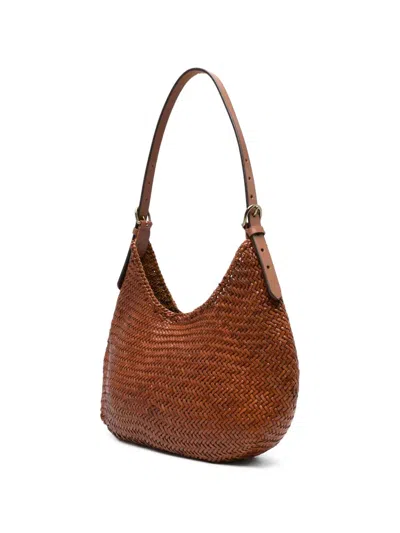 Dragon Diffusion "luna Mezza" Bag In Brown