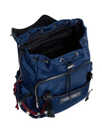 Dsquared2 Heritage Backpack In Blue