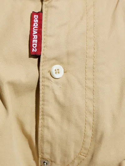 Dsquared2 Distressed Trousers In Neutral