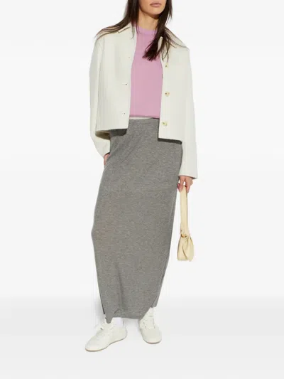 Samsoe & Samsoe Saholly Collared Jacket In White