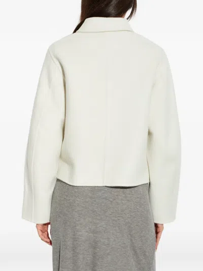 Samsoe & Samsoe Saholly Collared Jacket In White