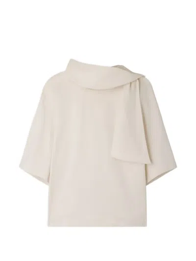 Soeur Scarf Pattern T-shirt In Multi