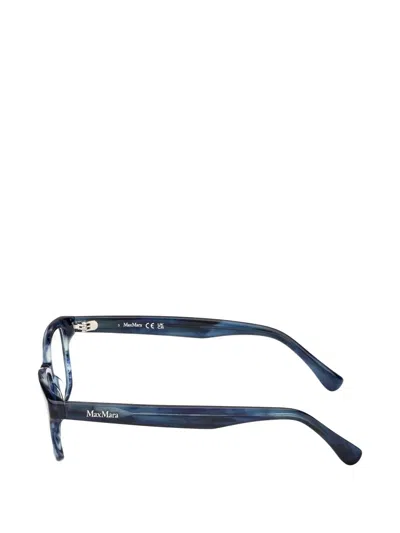Max Mara Eyewear Rectangle-frame Glasses In Black