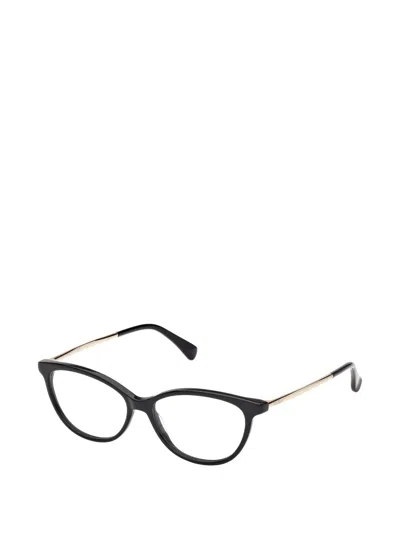 Max Mara Eyewear Cat-eye Frame Glasses In Black