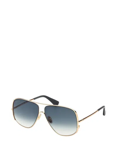 Max Mara Eyewear Pilot-frame Sunglasses In Blue