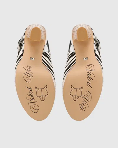 Naked Wolfe Rare Zebra Pony In Brown