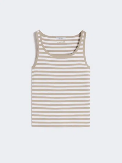 Max Mara Sleeveless Pullover In Brown