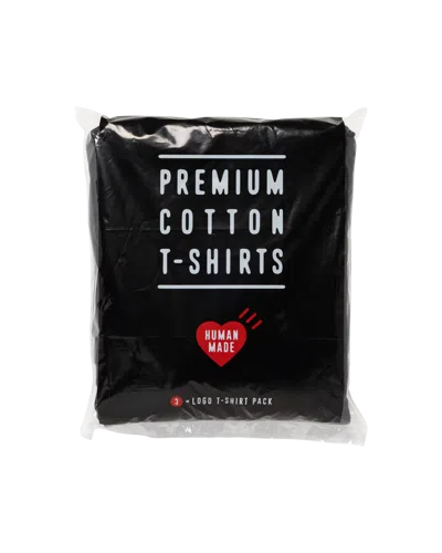 Human Made 3-pack T-shirt Set In Black