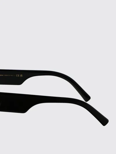 Dolce & Gabbana Logo-embossed Cat-eye Frame Sunglasses In Schwarz