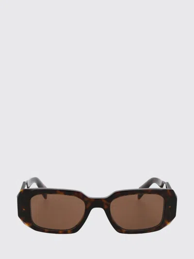 Prada Eyewear Rectangular Frame Sunglasses In Brown