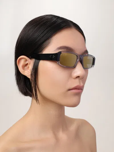 Jacquemus Multi Black Acetate Sunglasses In Brown