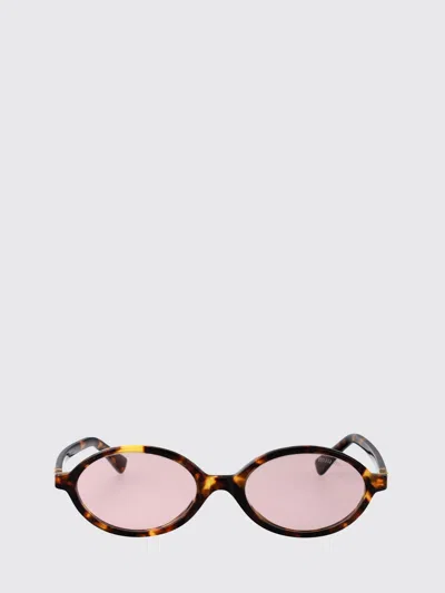 Miu Miu Dark Pink Mirror Silver Oval Ladies Sunglasses Mu 04zsf Vau50d 50 In Multi