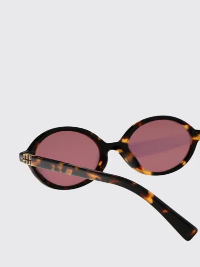 Miu Miu Miumiu 0mu 04zs Miu Regard Vau50d Havana Miele Sunglasses In Brown
