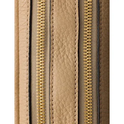 Prada Small Leather Shoulder Bag In Neutral