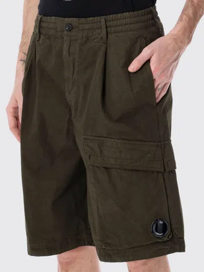 C.p. Company C.p.company Bermuda Cargo Sateen Stretch In Green