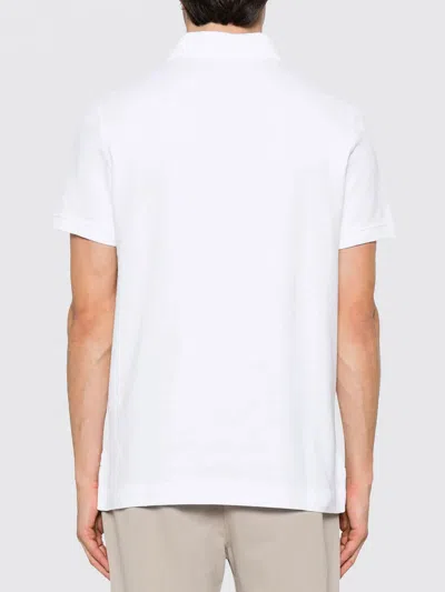 Canada Goose Men Beckley Polo Shirt In Structured Cotton In Yellow