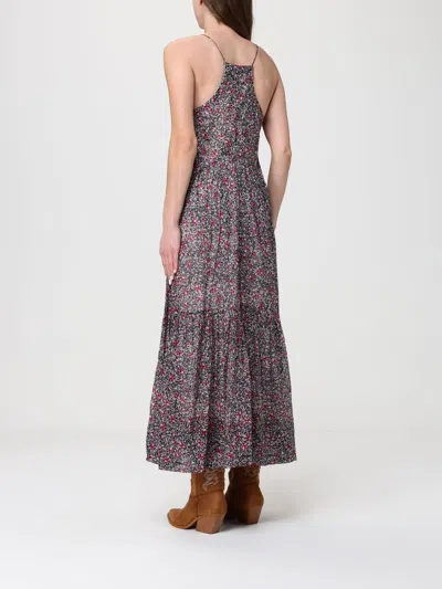 Isabel Marant Étoile Sabba Cotton Floral Printed Dress In Brown