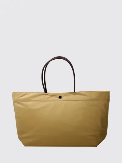 Tory Burch Ella Twist Nylon Shoulder Bag With Maxi Logo Patch On The Front In Neutral