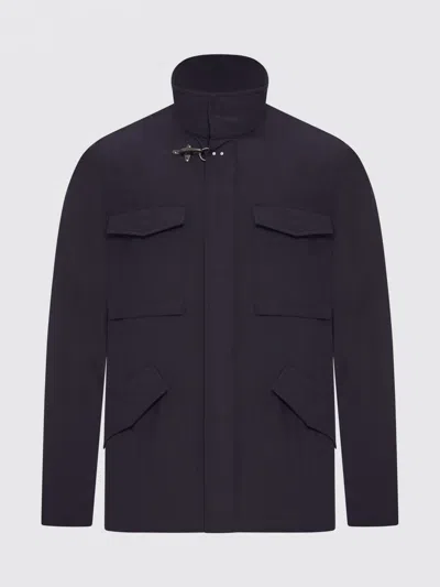 Fay Explorer Field Jacket In Blue