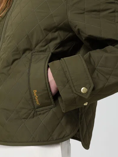Barbour Green Polyester Jacket In Green