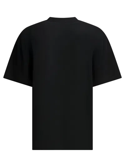 Balenciaga Printed Cotton Jersey T-shirt In Black