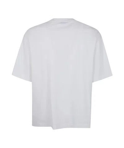 Off-white Graphic Print Crew Neck Short Sleeve T-shirt In White