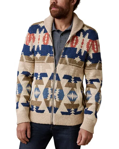 Faherty Thunder Voice Eagle Cardigan In Multi