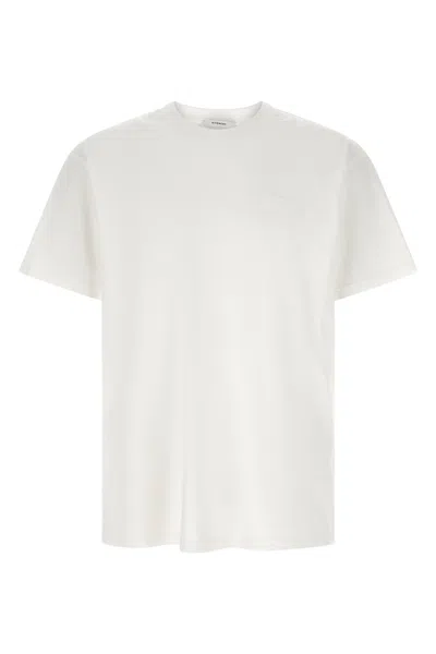 Givenchy Men White Crew Neck T-shirt With Logo On Front And Back In Cotton Man In White