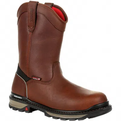 Rocky Rams Horn Composite Toe Work Boot In Brown