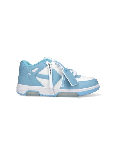 Off-white Off White Out-off-office Leather Sneakers In Multi