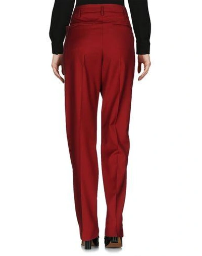 Shop Golden Goose Casual Pants In Brick Red