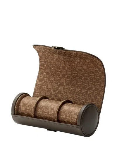 Wolf Earth Watch Roll In Brown