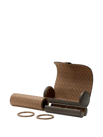 Wolf Earth Watch Roll In Brown