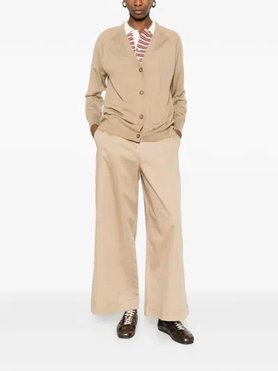 Max Mara Mmldream Elasticated Trousers In Neutral