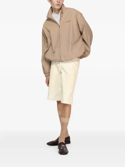 Acne Studios Patch Shorts In Neutral