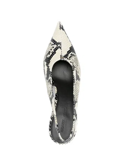 Khaite Bella Python-embossed Leather Pump In Multi