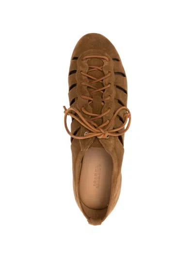 Isabel Marant Leyza Gd Ballet Flats -  - Leather - Brown
