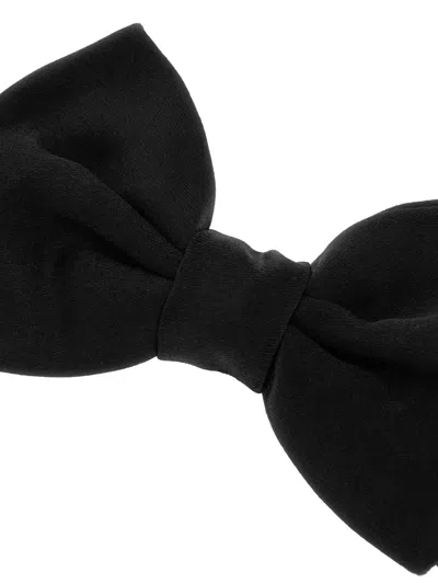 Corneliani Black Bow Tie In Black