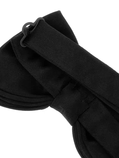 Corneliani Black Bow Tie In Black