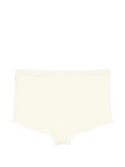 Entire Studios Booty Buttoned Mini Shorts In Pink